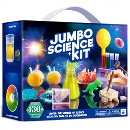 Walmart Syncfun 130+ Jumbo Science Kits for Kids Stem Project Educational Toys Gifts for Boys Girls Age 8-12 offer