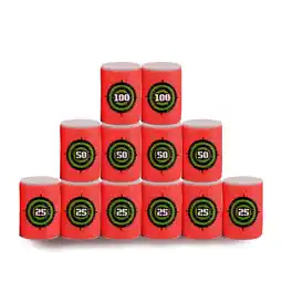 Walmart EKIND 12 Pcs Foam Can Target Compatible for Nerf Elite Series Blasters & Target Games offer