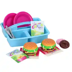 Walmart Sophia's 17 Piece Picnic Caddy & Food Set for 18 Dolls, Multicolor offer