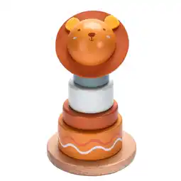 Walmart Wooden Stacking Rings Baby Toy - Rainbow Stacker For Toddlers - Stackable Wood offer