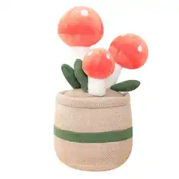 Walmart Felirenzacia Mushrooms Simulation Potted Plush Toy Doll Plant Indoor Decoration Plush Dolls offer