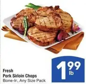 Albertsons Fresh Pork Sirloin Chops offer