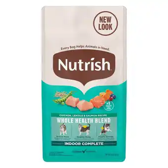 Walmart Rachael Ray Nutrish Indoor Complete Chicken, Lentils & Salmon Recipe Dry Cat Food, 14 lb. Bag offer