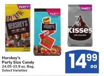 Albertsons Hershey's Party Size Candy offer