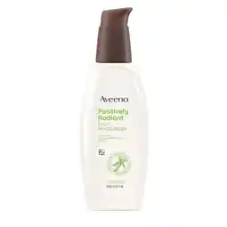 Walmart Aveeno Positively Radiant Daily Face Moisturizer Lotion with SPF 30, 2.3 oz offer