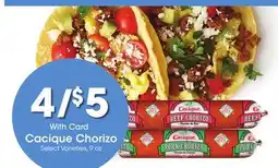 Ralphs Cacique Chorizo offer