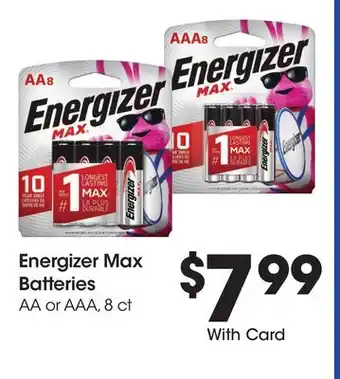 Ralphs Energizer Max Batteries offer