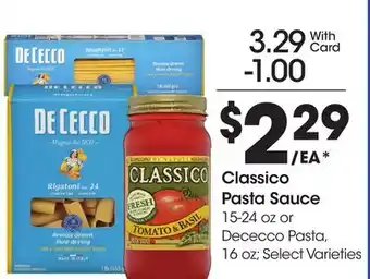 Ralphs Classico Pasta Sauce offer