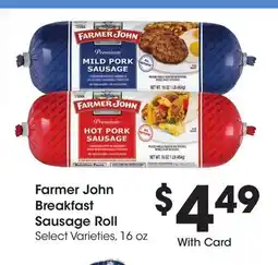 Ralphs Farmer John Breakfast Sausage Roll offer