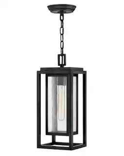 Walmart Hinkley Lighting 1002-Lv Republic 7 Wide Led Outdoor Mini Pendant - Black offer