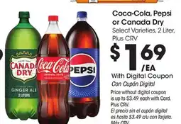 Ralphs Coca-Cola, Pepsi or Canada Dry offer