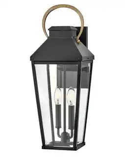 Walmart Hinkley Lighting - Dawson - 10W 2 LED Outdoor Medium Wall Lantern-22 Inches Tall offer