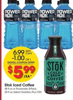 Ralphs Stok Iced Coffee offer