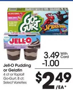 Ralphs Jell-O Pudding or Gelatin offer