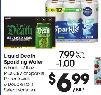 Ralphs Liquid Death Sparkling Water offer