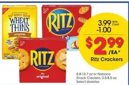 Ralphs Ritz Crackers offer