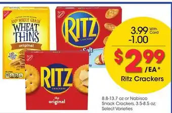 Ralphs Ritz Crackers offer