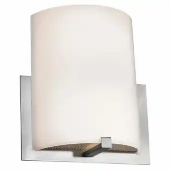 Walmart Access Lighting 20445LEDDLP-BS-OPL 10 in. Cobalt LED ADA Wall Sconce Light, Brushed Steel offer