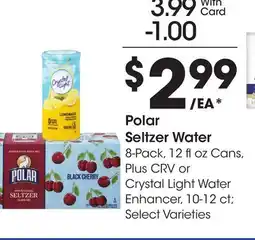 Ralphs Polar Seltzer Water offer