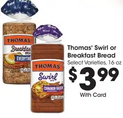 Ralphs Thomas' Swirl or Breakfast Bread offer