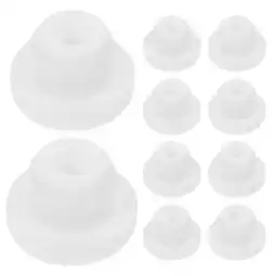 Walmart Mixtlocalior 10pcs Hole Plugs Silicone Seal Gasket Bottle Tube End Plugs Round End Caps Inserts offer