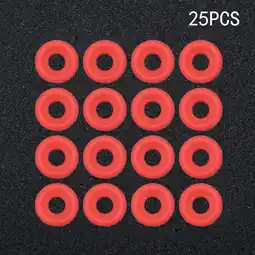 Walmart 25Pcs Silicon Rubber Washer Gasket Set For Grolsch Ez Cap Swing Top Bottle Cap Red offer