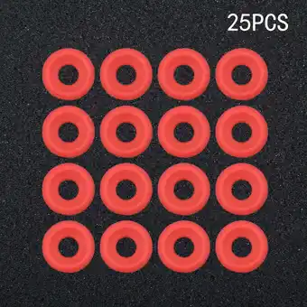 Walmart 25Pcs Silicon Rubber Washer Gasket Set For Grolsch Ez Cap Swing Top Bottle Cap Red offer