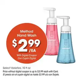 Ralphs Method Hand Wash offer