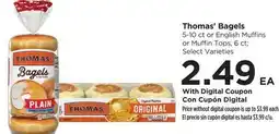 Food 4 Less Thomas' Bagels offer