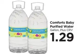 Food 4 Less Comforts Baby Purified Water offer