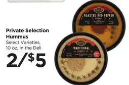 Food 4 Less Private Selection Hummus offer