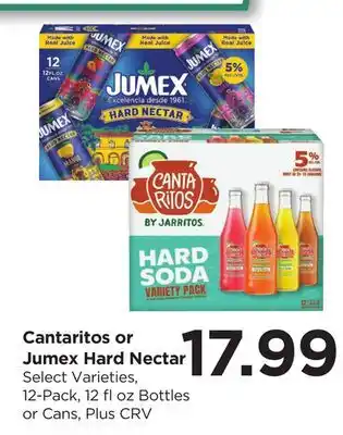 Food 4 Less Cantaritos or Jumex Hard Nectar offer