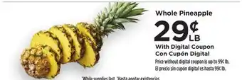 Food 4 Less Whole Pineapple offer