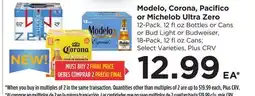 Food 4 Less Modelo, Corona, Pacifico or Michelob Ultra Zero offer