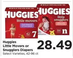 Food 4 Less Huggies Little Movers or Snugglers Diapers offer