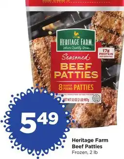 Food 4 Less Heritage Farm Beef Patties offer