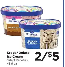 Food 4 Less Kroger Deluxe Ice Cream offer