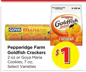 Food 4 Less Pepperidge Farm Goldfish Crackers offer