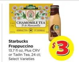 Food 4 Less Starbucks Frappuccino offer