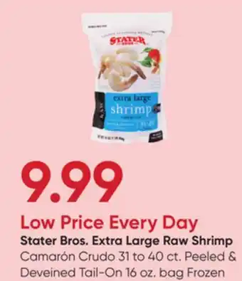 Stater Bros Stater Bros. Extra Large Raw Shrimp offer