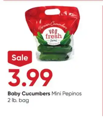 Stater Bros Baby Cucumbers offer