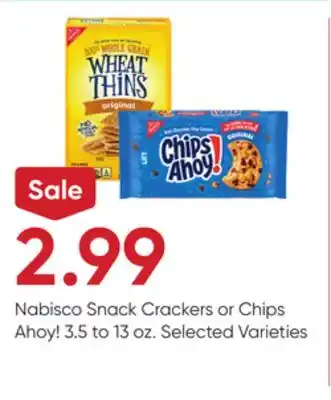 Stater Bros Nabisco Snack Crackers or Chips Ahoy! offer