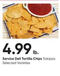 Stater Bros Tortilla Chips Totopos offer