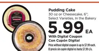 Food 4 Less Pudding Cake offer