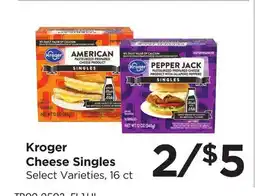 Food 4 Less Kroger Cheese Singles offer