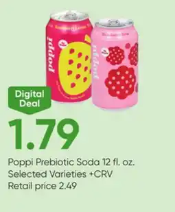 Stater Bros Poppi Prebiotic Soda offer