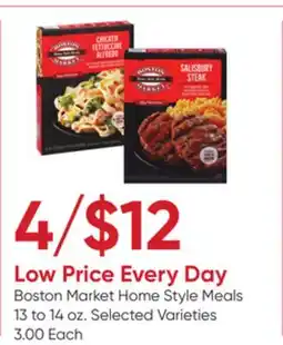 Stater Bros Boston Market Home Style Meals offer