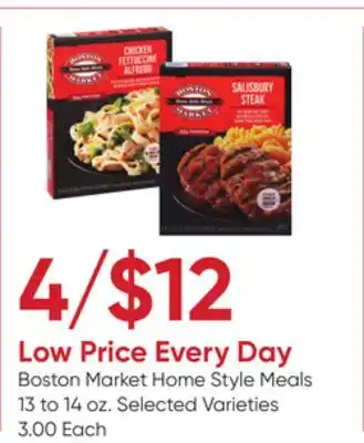 Stater Bros Boston Market Home Style Meals offer