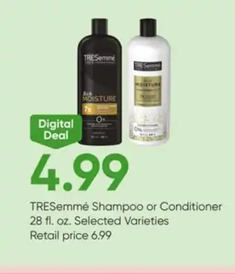 Stater Bros TRESemmé Shampoo or Conditioner offer