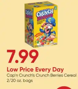 Stater Bros Cap'n Crunch's Crunch Berries offer